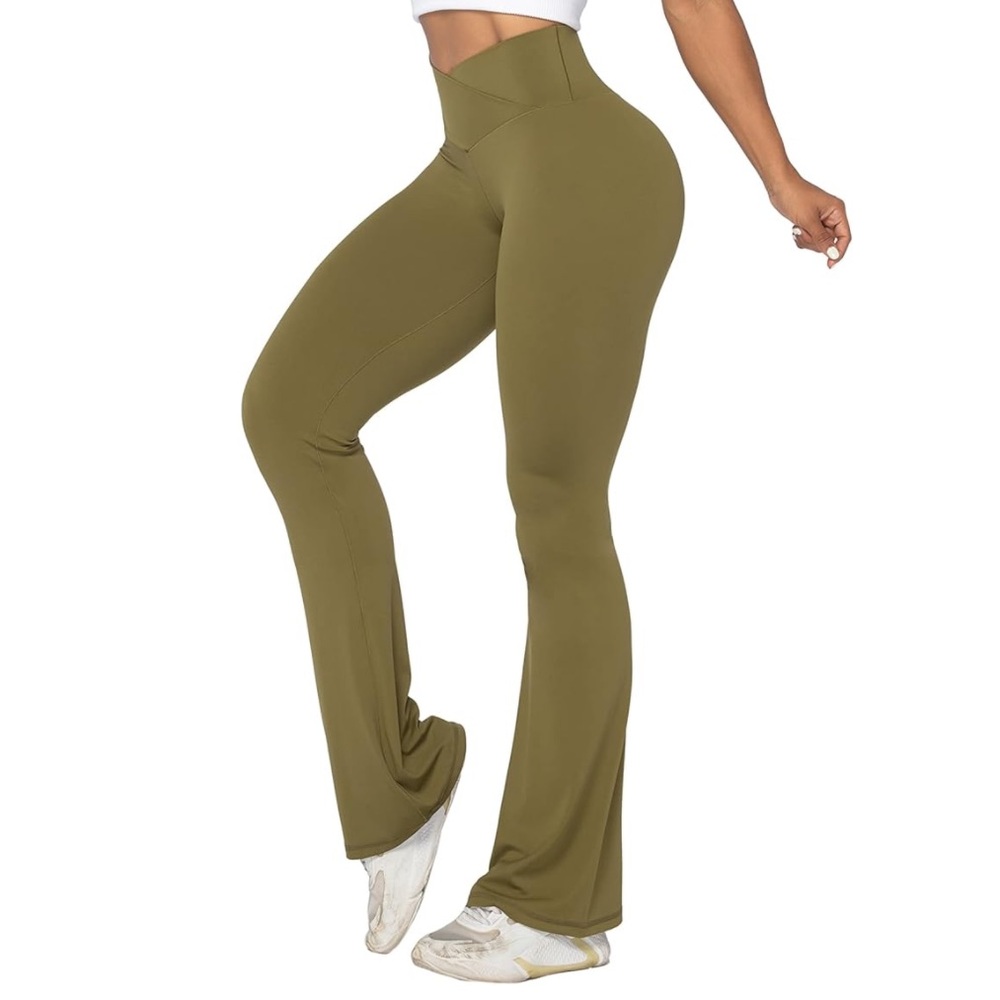 SUNZEL Crossover Flare Yoga Leggings💚